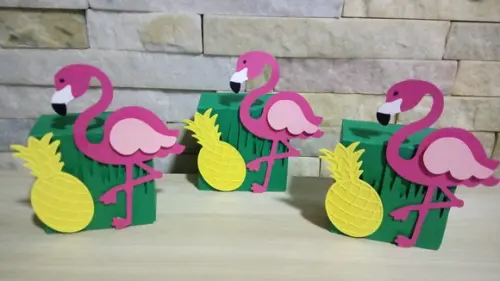 Caixa Tropical/flamingo