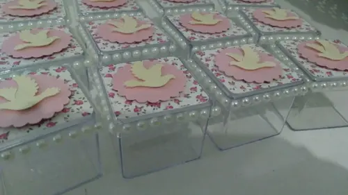 Caixinha Acrílica Batizado