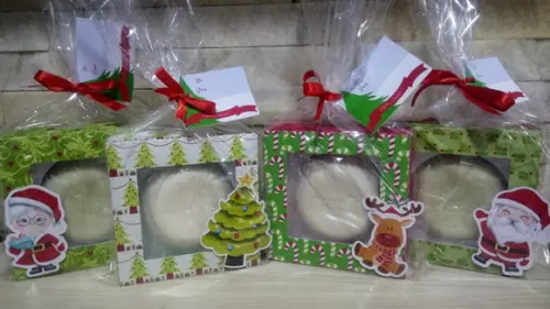 Caixinha de Natal com Sabonete