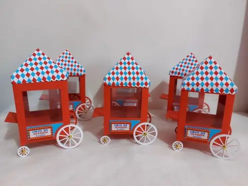 Carrinho de Pipoca Circo