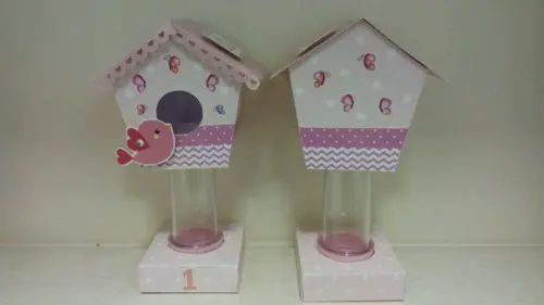 Casinha de Passarinho 3d com Tubete