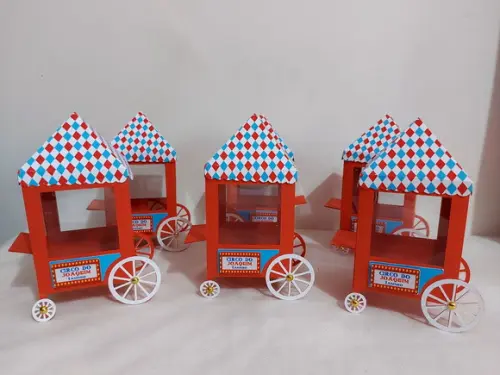 Carrinho de Pipoca Circo