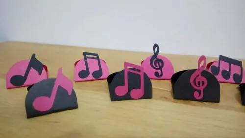 Forminhas para Doces Notas Musicais