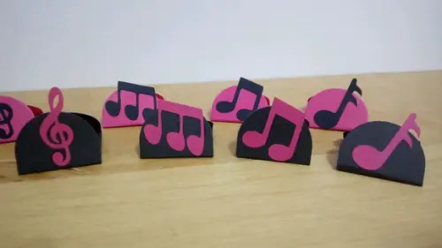 Forminhas para Doces Notas Musicais
