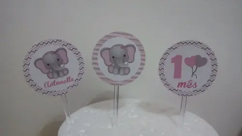 Kit É Só Um Bolinho Elefantinho