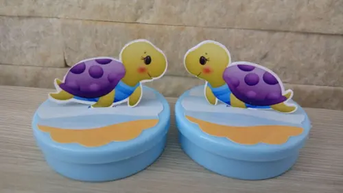 Latinha 3d - Tartaruga