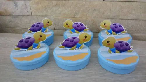 Latinha 3d - Tartaruga