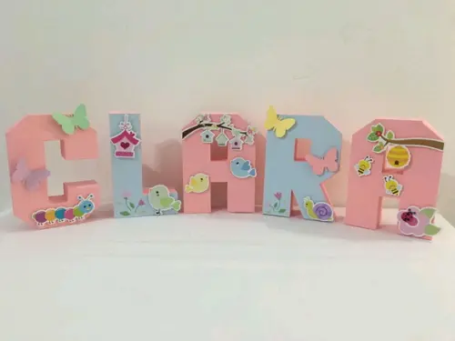 Letras 3d - Jardim