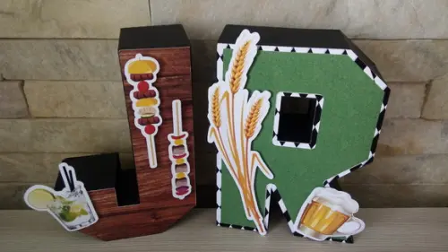 Letras 3d Boteco