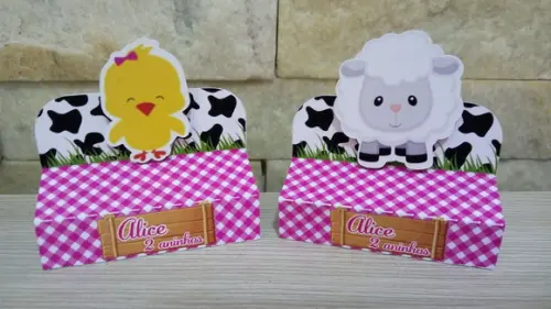 Porta Bis Duplo Fazendinha