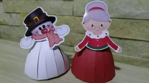 Porta Bombom de Natal