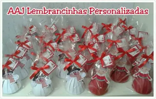 Porta Bombom de Natal