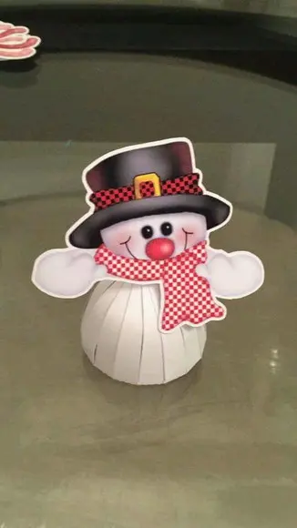 Porta Bombom de Natal