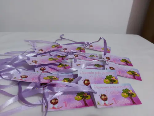 Tag de Agradecimento Jardim