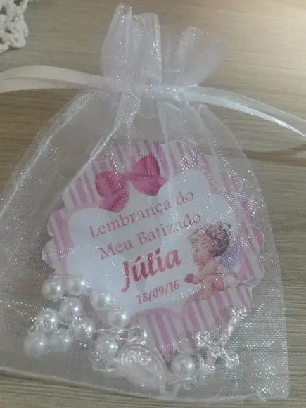 Terço no Saquinho de Organza