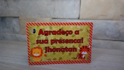 Tag de Agradecimento Safari