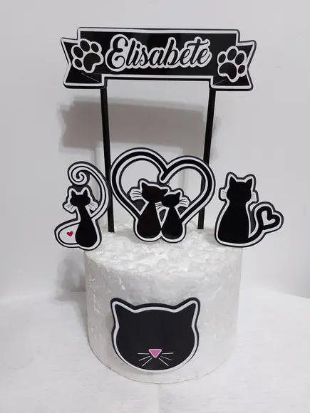 Topo Bolo Gatinhos