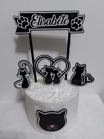 Topo Bolo Gatinhos