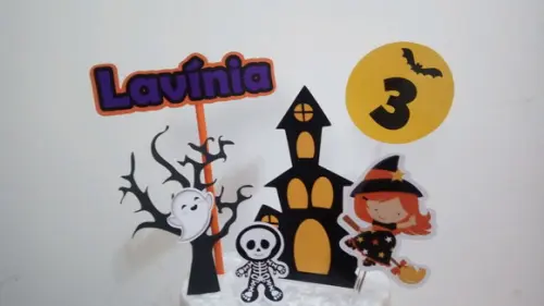Topo de Bolo Bruxinha