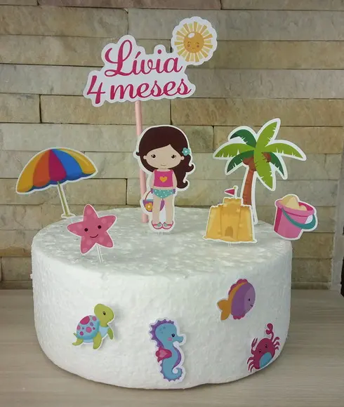 Topo de Bolo Praia