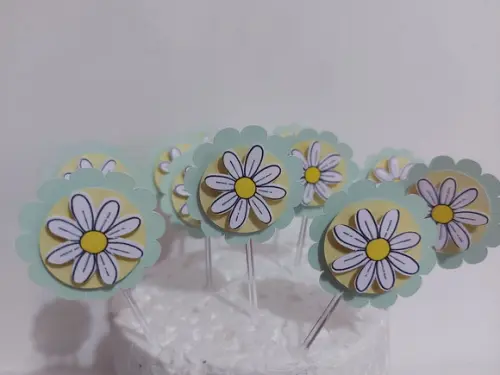 Topper Doces Flores