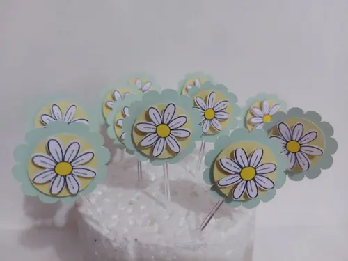 Topper Doces Flores