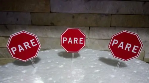 Topper para Doces - Placas Trânsito