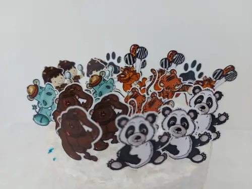 Topper para Doces Floresta