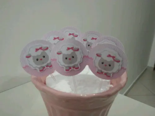 Topper para Doces Ovelhinha