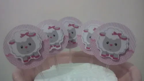 Topper para Doces Ovelhinha