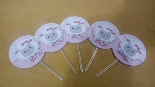 Topper para Doces Ovelhinha