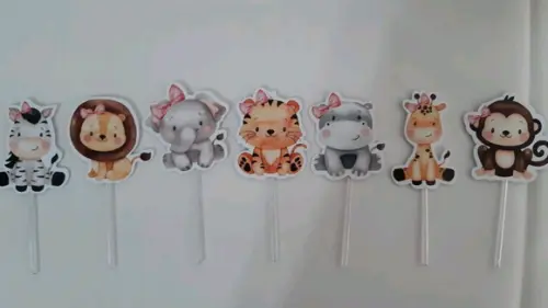 Topper para Doces Safari