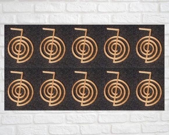 Simbolos para Orgonites e Outros Artesatos  - Kit 08 - Chokurei R