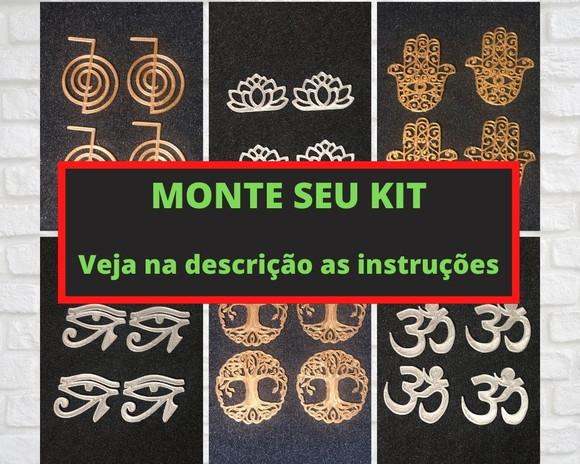 Simbolos Esotéricos - Kit Personalizado com 48 Peças