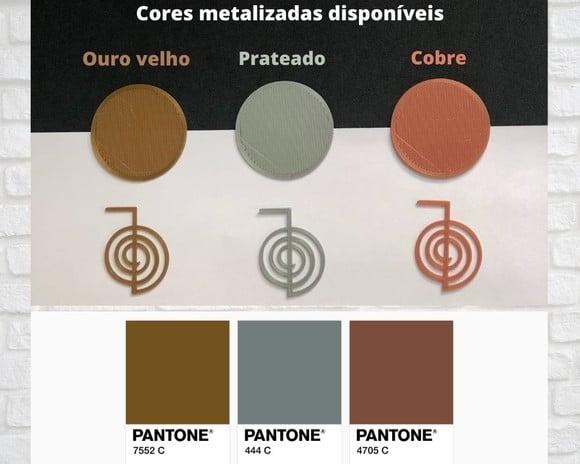Simbolos para Orgonites e Outros Artesanatos - Kit 07 - Chakras