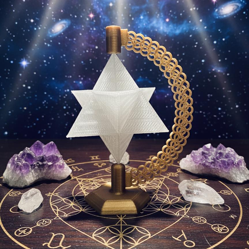 Merkaba - Artefato de Meditação Geometria Sagrada Merkabah