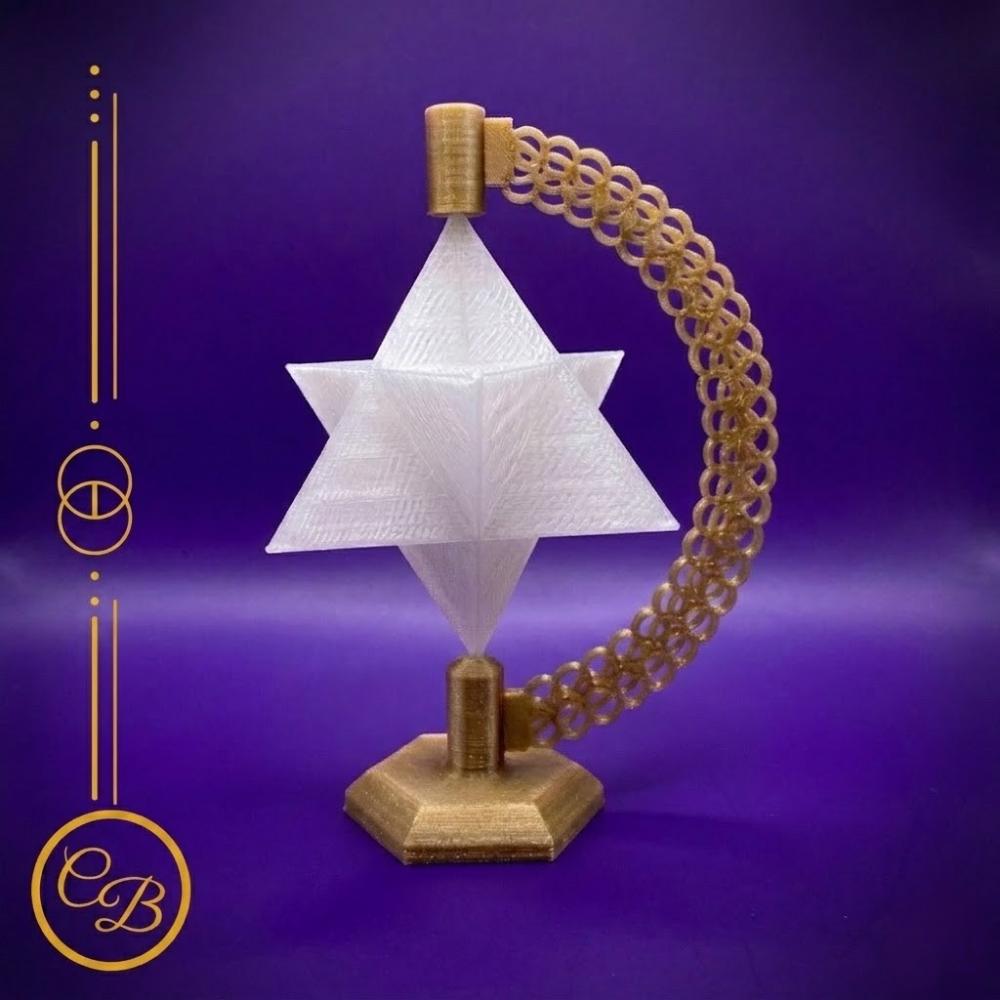 Merkaba - Artefato de Meditação Geometria Sagrada Merkabah