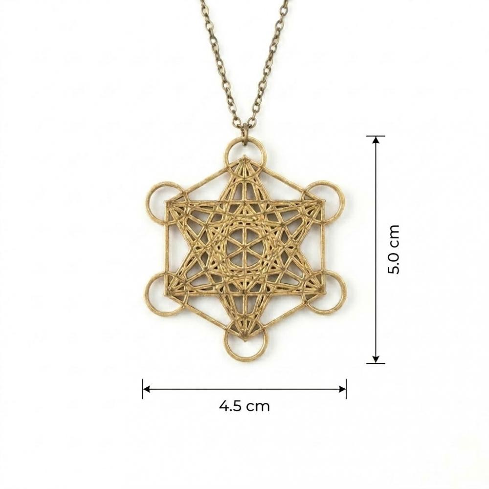 Colar Cubo de Metatron