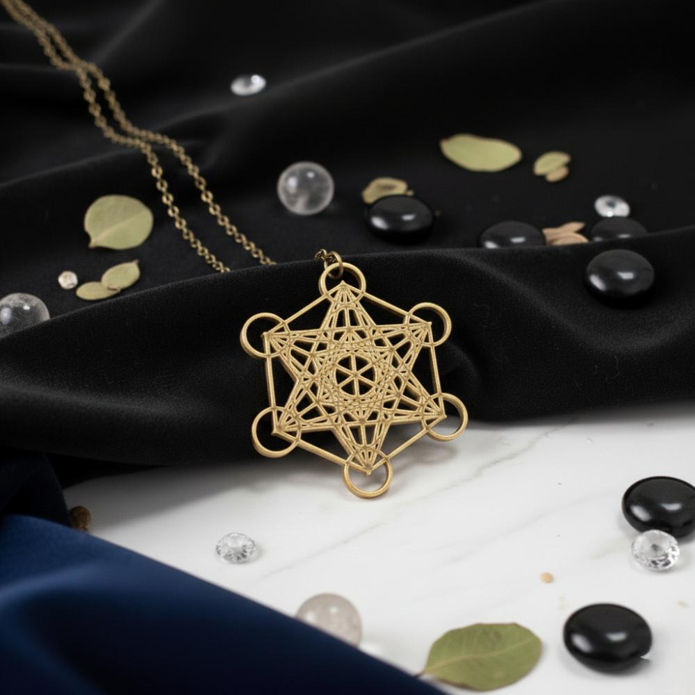 Colar Cubo de Metatron