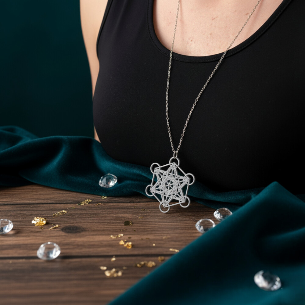 Colar Cubo de Metatron