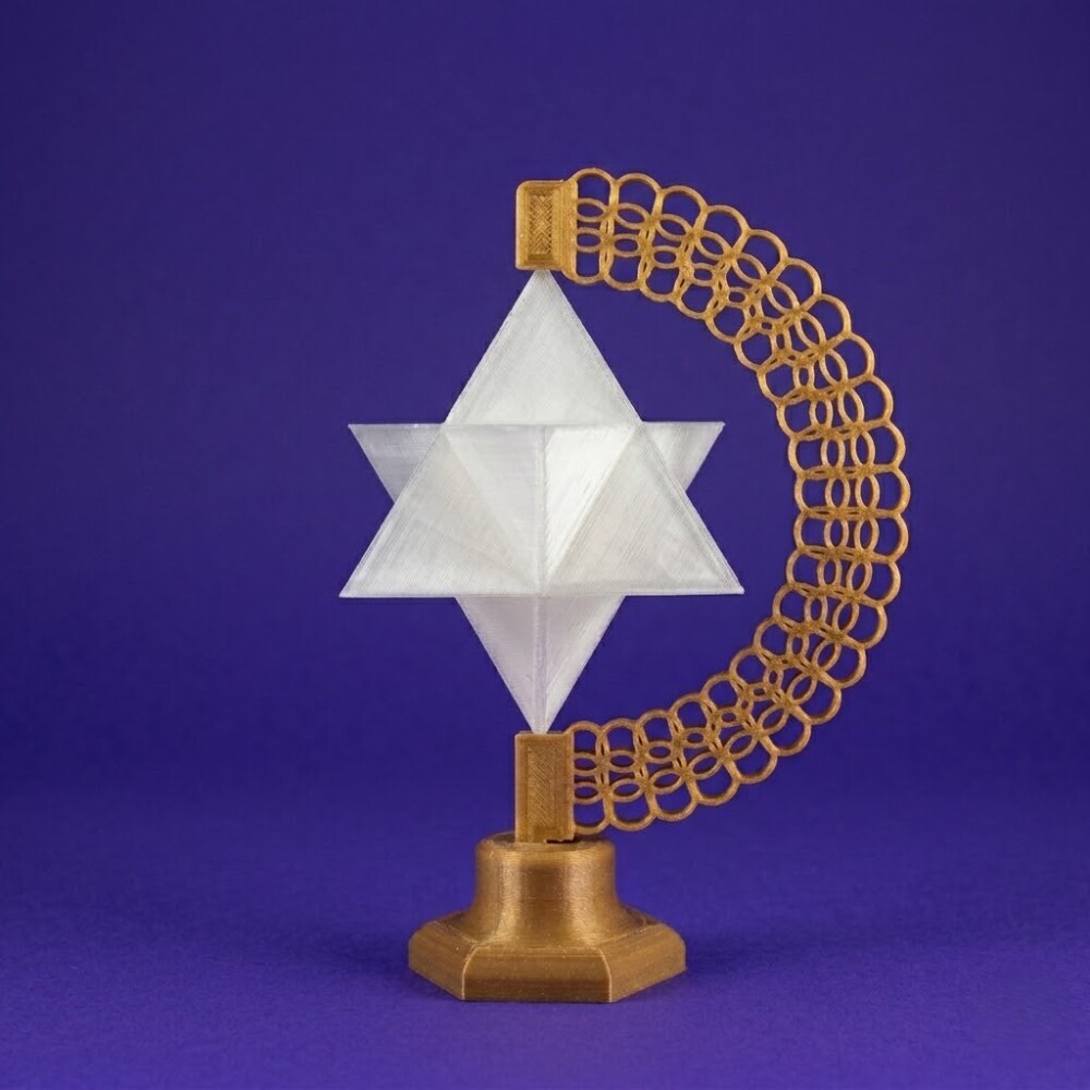 Merkaba - Artefato de Meditação Geometria Sagrada Merkabah