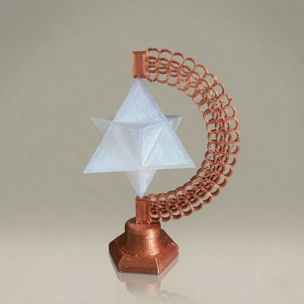 Merkaba - Artefato de Meditação Geometria Sagrada Merkabah