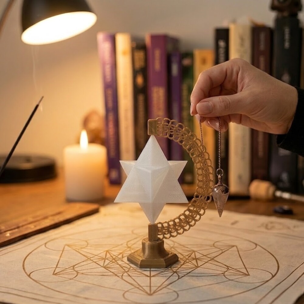 Merkaba - Artefato de Meditação Geometria Sagrada Merkabah
