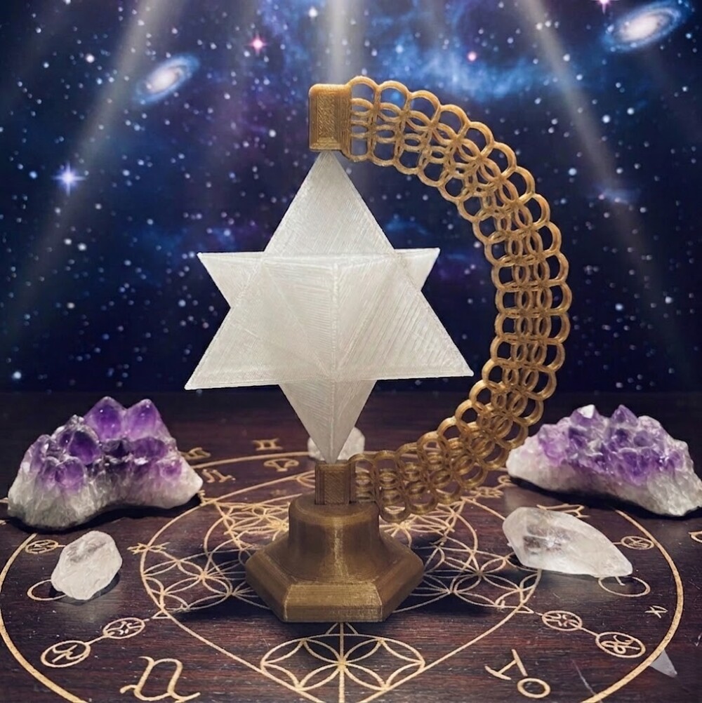 Merkaba - Artefato de Meditação Geometria Sagrada Merkabah