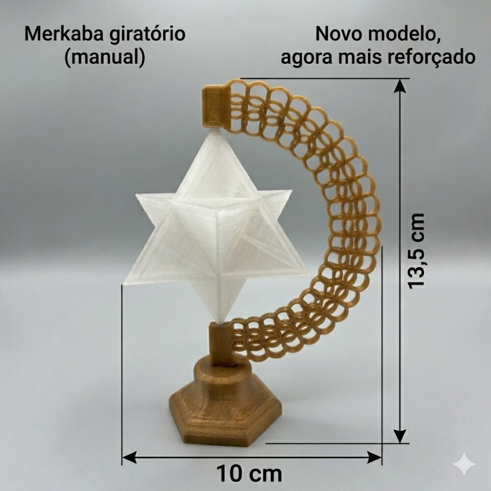 Merkaba - Artefato de Meditação Geometria Sagrada Merkabah