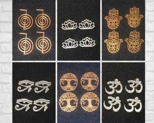 Simbolos para Orgonites e outros Artesanatos - Kit 01 - Zen