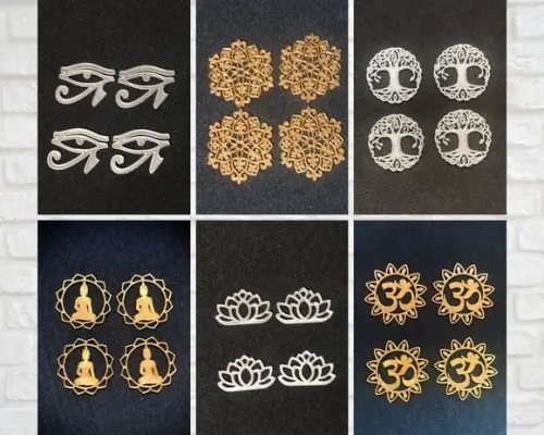 Simbolos para Orgonites e Artesanatos em Geral - Kit 03 - Zen