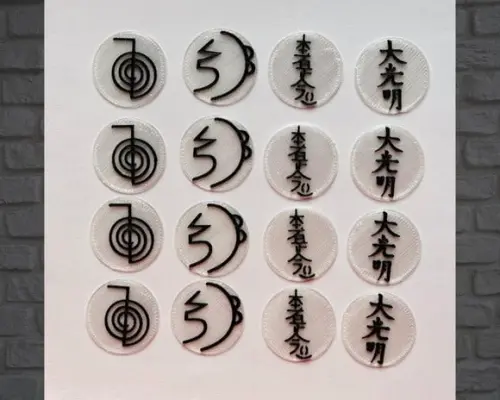 Simbolos para Orgonites e Outros Artesanatos - Kit 06 - Reiki