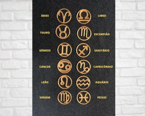 Simbolos para Orgonites e outros Artesanatos - Kit 09 - Signos do