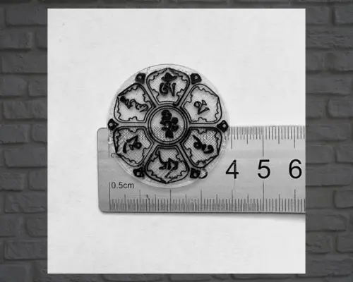 Simbolos para Orgonites e outros Artesanatos - Kit 10 - Om Mani P